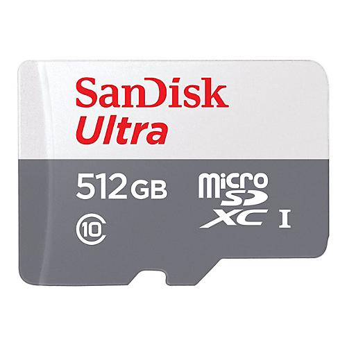 SanDisk Ultra - Flash-Speicherkarte (microSDXC-an-SD-Adapter inbegriffen) - 512 GB - Class 10 - microSDXC UHS-I
