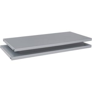 Schäfer Shop Genius 280139 – Fachböden TETRIS SOLID, für Flügelschränke, aus Stahl, B 1200 mm, weißalu, 2 Stück Schäfer Shop Genius 280139 – Fachböden TETRIS SOLID, für Flügelschränke, aus Stahl, B 1200 mm, weißalu, 2 Stück