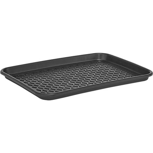 Schäfer Shop Genius Abtropfschale KST für FS Putzmittelschränke, Kunststoff schwarz, B 500 x T 500 x H 20 mm
