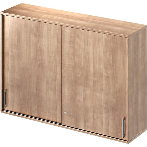 Schäfer Shop Genius Aufsatz-Schiebetürenschrank TETRIS WOOD, 3 OH, B 1600 mm, Kirsche Romana-Dekor