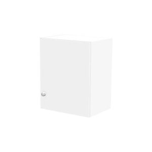 Schäfer Shop Genius Aufsatzschrank TETRIS WALL, 2 Ordnerhöhen, Türanschlag rechts, B 600 x T 440 x H 740 mm, weiß