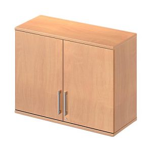 Schäfer Shop Genius Aufsatzschrank TETRIS WOOD, 2 OH, B 1000 mm, abschließbar, Buche-Dekor