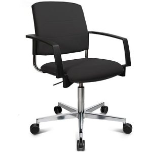 Schäfer Shop Genius Besucherstuhl SSI Proline Visit P3+, gepolsterte Rückenlehne, Universalrollen, schwarz Schäfer Shop Genius Besucherstuhl SSI Proline Visit P3+, gepolsterte Rückenlehne, Universalrollen, schwarz
