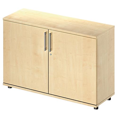 Schäfer Shop Genius Flügeltürenschrank TETRIS WOOD, 2 OH, Höhe inkl. Gleiter, B 1200 mm, Ahorn-Dekor