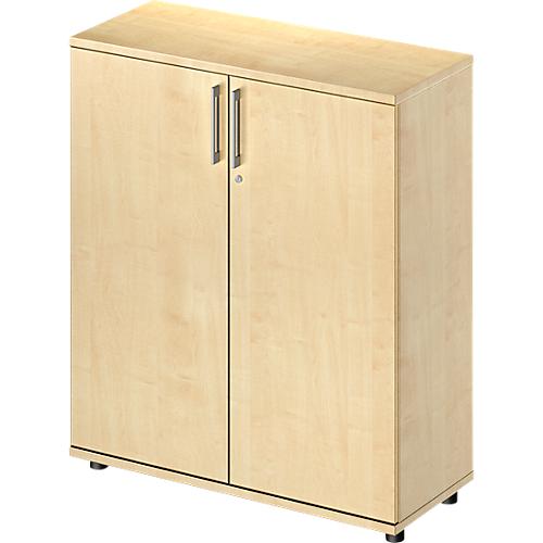 Schäfer Shop Genius Flügeltürenschrank TETRIS WOOD, 3 OH, Höhe inkl. Gleiter, B 1000 mm, Ahorn-Dekor