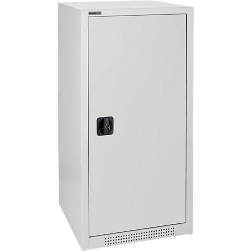 Schäfer Shop Genius Flügeltürschrank FS, 3 OH, abschließbar, 2 Fachböden, bis 250 kg, B 545 mm, Stahl, lichtgrau RAL 7035/lichtgrau RAL 7035