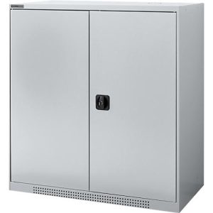 Schäfer Shop Genius Flügeltürschrank FS, 3 OH, abschließbar, 2 Fachböden, bis 450 kg, B 1055 mm, Stahl, weißaluminium RAL 9006/weißaluminium RAL 9006 Schäfer Shop Genius Flügeltürschrank FS, 3 OH, abschließbar, 2 Fachböden, bis 450 kg, B 1055 mm, Stahl, weißaluminium RAL 9006/weißaluminium RAL 9006