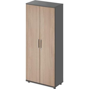 Schäfer Shop Genius Garderobenschrank TETRIS WOOD, 5 OH, H 1910 mm, Höhe inkl. Gleiter, graphit/Eiche Schäfer Shop Genius Garderobenschrank TETRIS WOOD, 5 OH, H 1910 mm, Höhe inkl. Gleiter, graphit/Eiche