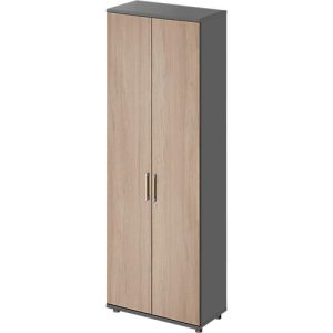 Schäfer Shop Genius Garderobenschrank TETRIS WOOD, 6 OH, H 2270 mm, Höhe inkl. Gleiter, graphit/Eiche Schäfer Shop Genius Garderobenschrank TETRIS WOOD, 6 OH, H 2270 mm, Höhe inkl. Gleiter, graphit/Eiche