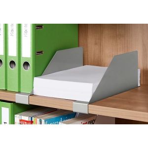 Schäfer Shop Genius Metallfachteiler für Regale & Schränke TETRIS WOOD, weißalu, 1 Stück Schäfer Shop Genius Metallfachteiler für Regale & Schränke TETRIS WOOD, weißalu, 1 Stück