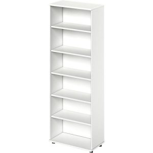 Schäfer Shop Genius Regal TETRIS WOOD, 6 OH, Höhe inkl. Gleiter, B 800 mm, weiß Schäfer Shop Genius Regal TETRIS WOOD, 6 OH, Höhe inkl. Gleiter, B 800 mm, weiß