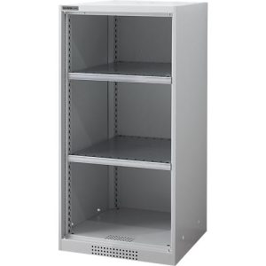 Schäfer Shop Genius Regalschrank FS, 3 OH, 2 höhenverstellbare Fachböden, bis 250 kg, B 545 x T 620 x H 1105 mm, Stahl, weißaluminium RAL 9006 Schäfer Shop Genius Regalschrank FS, 3 OH, 2 höhenverstellbare Fachböden, bis 250 kg, B 545 x T 620 x H 1105 mm, Stahl, weißaluminium RAL 9006