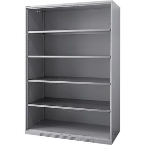 Schäfer Shop Genius Regalschrank FS, Stahl, mit Belüftungslöchern, B 1343 x T 620 x H 1950 mm, 5 OH, Weißalu, bis 750 kg Schäfer Shop Genius Regalschrank FS, Stahl, mit Belüftungslöchern, B 1343 x T 620 x H 1950 mm, 5 OH, Weißalu, bis 750 kg