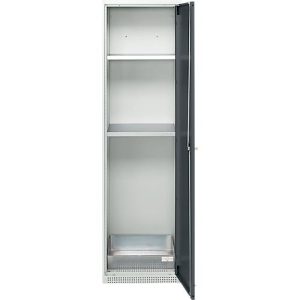 Schäfer Shop Genius Reinigungsmittelschrank FS, 5 OH, abschließbar, 2 Fachböden, bis 250 kg, B 545 x T 520 x H 1950 mm, Stahl, lichtgrau/anthrazitgrau Schäfer Shop Genius Reinigungsmittelschrank FS, 5 OH, abschließbar, 2 Fachböden, bis 250 kg, B 545 x T 520 x H 1950 mm, Stahl, lichtgrau/anthrazitgrau