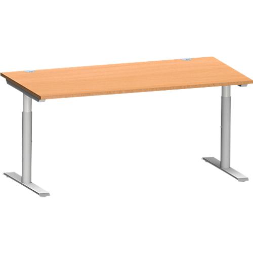 Schäfer Shop Genius Schreibtisch MODENA FLEX, 1600 x 800 mm, Buche