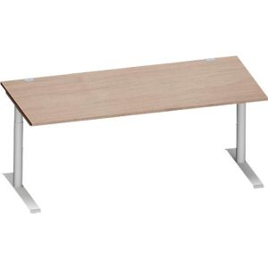 Schäfer Shop Genius Schreibtisch MODENA FLEX, 1800 x 800 mm, Eiche-Dekor/weißalu Schäfer Shop Genius Schreibtisch MODENA FLEX, 1800 x 800 mm, Eiche-Dekor/weißalu