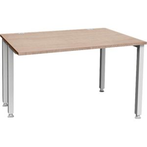 Schäfer Shop Genius Schreibtisch MODENA FLEX, 4-Fuß-Quadratrohr, verkürzte Seitenteile, B 1200 mm, Eiche-Dekor Schäfer Shop Genius Schreibtisch MODENA FLEX, 4-Fuß-Quadratrohr, verkürzte Seitenteile, B 1200 mm, Eiche-Dekor