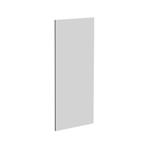Schäfer Shop Genius Seitenverblendung TETRIS SOLID, für Metall-Korpus, für 3 OH-Schränke, 19 mm stark, lichtgrau