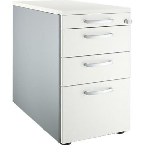 Schäfer Shop Genius Standcontainer 1336, mit Griff rund, B 435 x H 717 mm, weißalu/weißalu/weiß Schäfer Shop Genius Standcontainer 1336, mit Griff rund, B 435 x H 717 mm, weißalu/weißalu/weiß