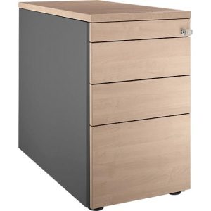 Schäfer Shop Genius Standcontainer 1336, mit Griffnut, B 435 x H 717 mm, anthrazit/Eiche-Dekor Schäfer Shop Genius Standcontainer 1336, mit Griffnut, B 435 x H 717 mm, anthrazit/Eiche-Dekor