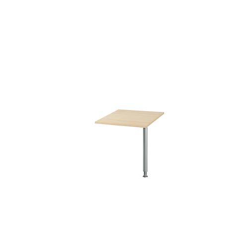 Schäfer Shop Genius Verkettungsplatte, B 800 x T 800 mm, Ahorn/weißalu