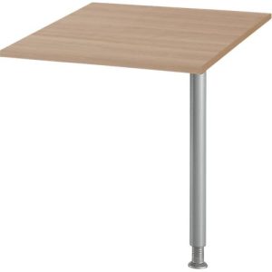 Schäfer Shop Genius Verkettungsplatte, B 800 x T 800 mm, Eiche-Dekor/weißalu Schäfer Shop Genius Verkettungsplatte, B 800 x T 800 mm, Eiche-Dekor/weißalu