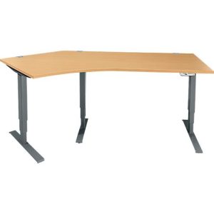 Schäfer Shop Genius Winkelschreibtisch AERO FLEX, elektrisch höhenverstellbar, 135° Winkel links, B 2165 mm, Buche/anthrazit + Memorypanel Schäfer Shop Genius Winkelschreibtisch AERO FLEX, elektrisch höhenverstellbar, 135° Winkel links, B 2165 mm, Buche/anthrazit + Memorypanel