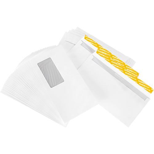 Schäfer Shop Pure Briefumschläge, DIN lang, mit Fenster, haftklebend, 250 Stück