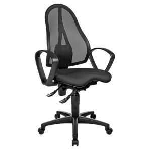 Schäfer Shop Pure Bürostuhl BALANCE 400 NET, Permanentkontakt, mit Armlehnen, Fitness-Orthositz, schwarz Schäfer Shop Pure Bürostuhl BALANCE 400 NET, Permanentkontakt, mit Armlehnen, Fitness-Orthositz, schwarz