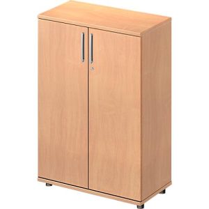 Schäfer Shop Pure Flügeltürenschrank Proplana, 3 Ordnerhöhen, Breite 800 mm, abschließbar, Buche-Dekor Schäfer Shop Pure Flügeltürenschrank Proplana, 3 Ordnerhöhen, Breite 800 mm, abschließbar, Buche-Dekor