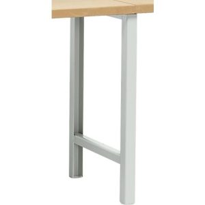 Schäfer Shop Pure Fußgestell für Arbeitsplatte, nicht höhenverstellbar, lichtgrau Schäfer Shop Pure Fußgestell für Arbeitsplatte, nicht höhenverstellbar, lichtgrau