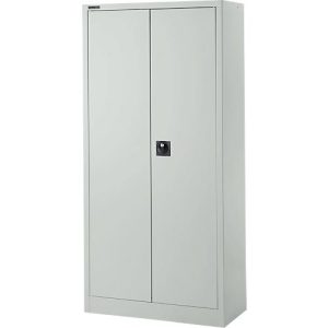 Schäfer Shop Pure Materialschrank, 4 Fachböden, abschließbar, B 950 x T 400 x H 1935 mm, Stahl, lichtgrau RAL 7035/ lichtgrau RAL 7035 Schäfer Shop Pure Materialschrank, 4 Fachböden, abschließbar, B 950 x T 400 x H 1935 mm, Stahl, lichtgrau RAL 7035/ lichtgrau RAL 7035