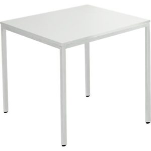 Schäfer Shop Pure Stahlrohrtisch, Quadrat, Quadratrohrfuß, B 800 x T 800 x H 720 mm, lichtgrau/lichtgrau Schäfer Shop Pure Stahlrohrtisch, Quadrat, Quadratrohrfuß, B 800 x T 800 x H 720 mm, lichtgrau/lichtgrau