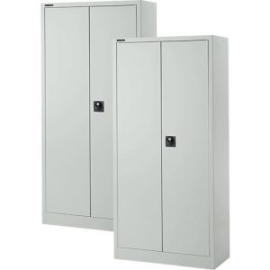 Schäfer Shop Pure Universalschrank 2er-Set, Stahl, abschließbar, 950 x 400 x 1935 mm, 5 OH Schäfer Shop Pure Universalschrank 2er-Set, Stahl, abschließbar, 950 x 400 x 1935 mm, 5 OH