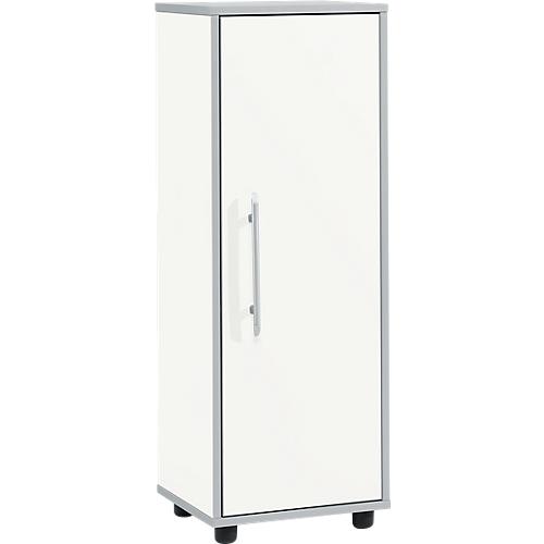 Schäfer Shop Select Aktenschrank Moxxo IQ, Holz, 2 Böden, 3 OH, B 401 x T 362 x H 1115 mm, weiß
