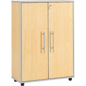 Schäfer Shop Select Aktenschrank Moxxo IQ, Holz, 2 Böden, 3 OH, B 801 x T 362 x H 1115 mm, abschließbar, Ahorn-Dekor Schäfer Shop Select Aktenschrank Moxxo IQ, Holz, 2 Böden, 3 OH, B 801 x T 362 x H 1115 mm, abschließbar, Ahorn-Dekor