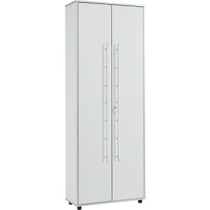 Schäfer Shop Select Aktenschrank Moxxo IQ, Holz, 5 Böden, 6 OH, B 801 x T 362 x H 2166 mm, abschließbar, lichtgrau Schäfer Shop Select Aktenschrank Moxxo IQ, Holz, 5 Böden, 6 OH, B 801 x T 362 x H 2166 mm, abschließbar, lichtgrau