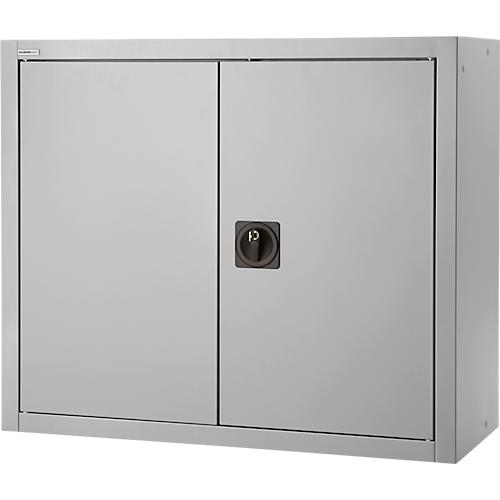 Schäfer Shop Select Aufsatzschrank, abschließbar, Höhe 800 mm, Breite 950 mm, weißaluminium RAL 9006