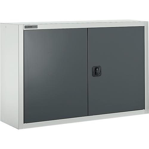 Schäfer Shop Select Aufsatzschrank MS 8409i, B 950 x T 400 x H 800 mm, 1 Boden, Stahl, lichtgrau RAL 7035/anthrazitgrau RAL 7016
