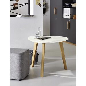 Schäfer Shop Select Beistelltisch Start Off Wood, Ø 850 x H 630 mm, Holz, weiß Schäfer Shop Select Beistelltisch Start Off Wood, Ø 850 x H 630 mm, Holz, weiß