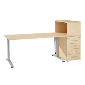 Schäfer Shop Select Büromöbelset LOGIN 2-teilig, Schreibtisch B 1600 mm Schäfer Shop Select Büromöbelset LOGIN 2-teilig, Schreibtisch B 1600 mm