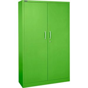 Schäfer Shop Select Flügeltürenschrank MS iCOLOUR, Stahl, 5 Ordnerhöhen, B 1200 mm, apfelgrün RAL 6018 Schäfer Shop Select Flügeltürenschrank MS iCOLOUR, Stahl, 5 Ordnerhöhen, B 1200 mm, apfelgrün RAL 6018