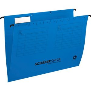 Schäfer Shop Select Hängemappe, DIN A4, Öffnung seitlich, blau, 25 Stück Schäfer Shop Select Hängemappe, DIN A4, Öffnung seitlich, blau, 25 Stück