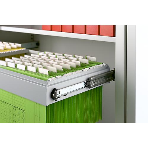 Schäfer Shop Select Hängerahmen, 2-bahnig, 1200 mm breit, weißaluminium