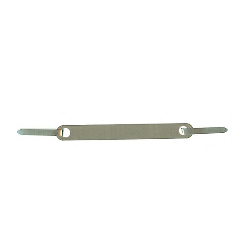Schäfer Shop Select Heftstreifen, Polypropylen, weiß, DIN A5, Metall-Deckleiste