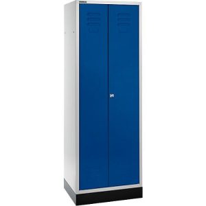 Schäfer Shop Select Kleiderspind, 2 Türen, mit Zylinderschloss, lichtgrau/enzianblau Schäfer Shop Select Kleiderspind, 2 Türen, mit Zylinderschloss, lichtgrau/enzianblau