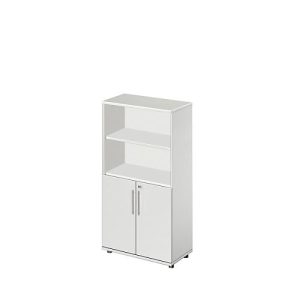 Schäfer Shop Select Kombischrank Start Off, 4 OH, abschließbar, B 800 x T 420 x H 1514 mm, Holz, lichtgrau/lichtgrau Schäfer Shop Select Kombischrank Start Off, 4 OH, abschließbar, B 800 x T 420 x H 1514 mm, Holz, lichtgrau/lichtgrau