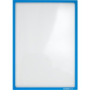 Schäfer Shop Select Magnetrahmen, für A4-Dokumente, UV-beständige PET-Folie, blau, 4 Stück Schäfer Shop Select Magnetrahmen, für A4-Dokumente, UV-beständige PET-Folie, blau, 4 Stück