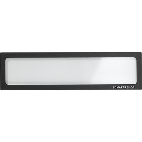 Schäfer Shop Select Magnetrahmen, für Überschriften im A5 Querformat/A4 Hochformat, UV-beständige PET-Folie, schwarz, 4 Stück