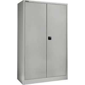 Schäfer Shop Select Materialschrank, abschließbar, 4 verzinkte Böden, 5 OH, B 1200 x T 400 x H 1935 mm, Stahl, weißaluminium/weißaluminium Schäfer Shop Select Materialschrank, abschließbar, 4 verzinkte Böden, 5 OH, B 1200 x T 400 x H 1935 mm, Stahl, weißaluminium/weißaluminium